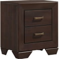 thumbnail image 5 of JERFIT 4-Piece Queen Bedroom Set in Dark Cocoa, Transitional Style Engineered Wood Bed Frame, Dresser, Mirror & Nightstand, 5 of 10