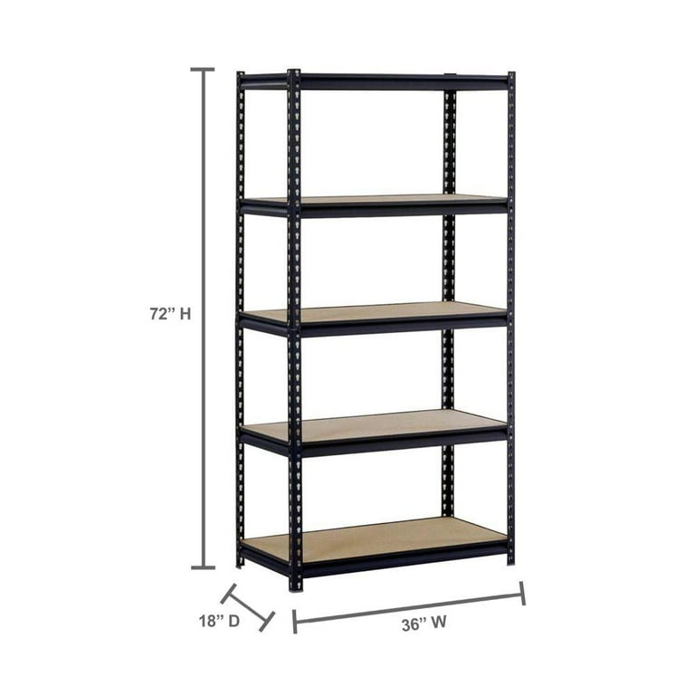 5-Tier Shelf, 36 in. x 18 in. x 72 in.