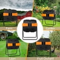 thumbnail image 7 of NiamVelo 43 Gallon Durable Tumbling Compost Bin Outdoor Compost Tumbler Bucket with Dual Rotating Chamber, Orange Door, 7 of 7