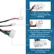 thumbnail image 5 of Cable de control del arnés de cableado principal completo para carrito de golf para EZGO TXT48 Freedom TXT 48V 2010-2022 Arnés de control electrónico de velocidad con reemplazo de conector de puerto, 5 of 7