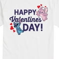 thumbnail image 3 of Lilo & Stitch - Happy Valentine's Day - Men's Short Sleeve Graphic T-Shirt, 3 of 5