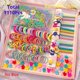 thumbnail image 2 of Juego de 1110 piezas de accesorios para el cabello, juguetes para hacer peinados en casa, bandas elásticas para el cabello para niñas, horquillas, pinzas para el cabello con flores, lazos para el cabe, 2 of 5