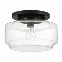 X3112-FB Craftmade Lighting Peri - 1 Light Flush Mount-Flat Black Finish