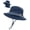 Navy, variant on FURTALK Baby Toddler Sun Hat Bucket Hat with Neck Flap Wide Brim Hats Beach Vacation Essentials