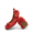 Red, variant on Women Ballet Flats Elastic Round Toe Bow Foldable Dance Shoes Comfort Casual