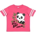 thumbnail image 3 of Inktastic My Great Aunt Loves Me- Cute Panda Boys or Girls Toddler T-Shirt, 3 of 5