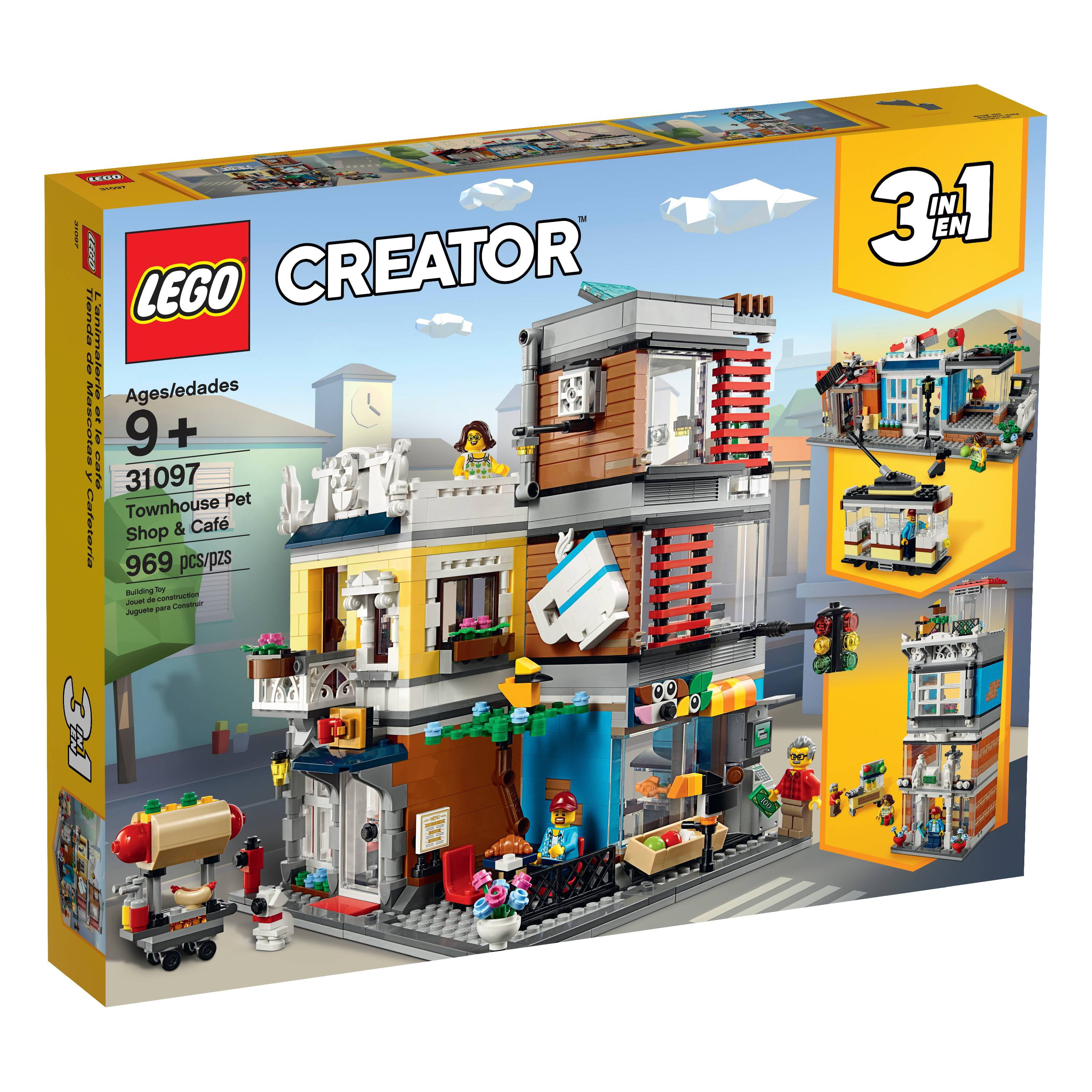 LEGO Creator 3-in-1 Pet Shop & Cafe Store Building Set - Walmart.com