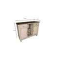 thumbnail image 3 of KB D6498-4 36 x 48 x 18 in. Wood Wine Rack Sideboard Buffet Server Storage Cabinet with Drawers, Brown, 3 of 4