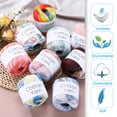 thumbnail image 3 of Uxcell Cotton Yarn 100% Cotton Soft Knitting Yarn for Hand DIY Bag Cushion Crocheting Knitting Project Home Decor, 3 of 7