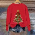 thumbnail image 2 of UAMVSH Christmas Sweatshirts for Women Trendy Crewneck Printed Graphic Shirts Casual Long Sleeve Cute Pullover Tops for Festival Party, 2 of 7