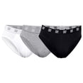 thumbnail image 1 of CR7 calzoncillos para hombre, pack de 3 - calzoncillos, logo en la cintura, algodón elástico Negro/Gris/Blanco XL (X-Large), 1 of 5