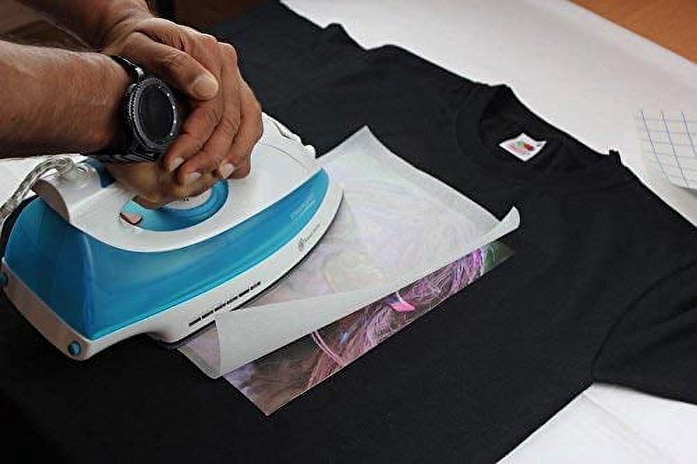PPD 20 Sheets 8.5x11" - Inkjet Iron-on Heat Transfer Paper for Black & Dark Fabric and T-Shirts - Premium - PPD-4-20