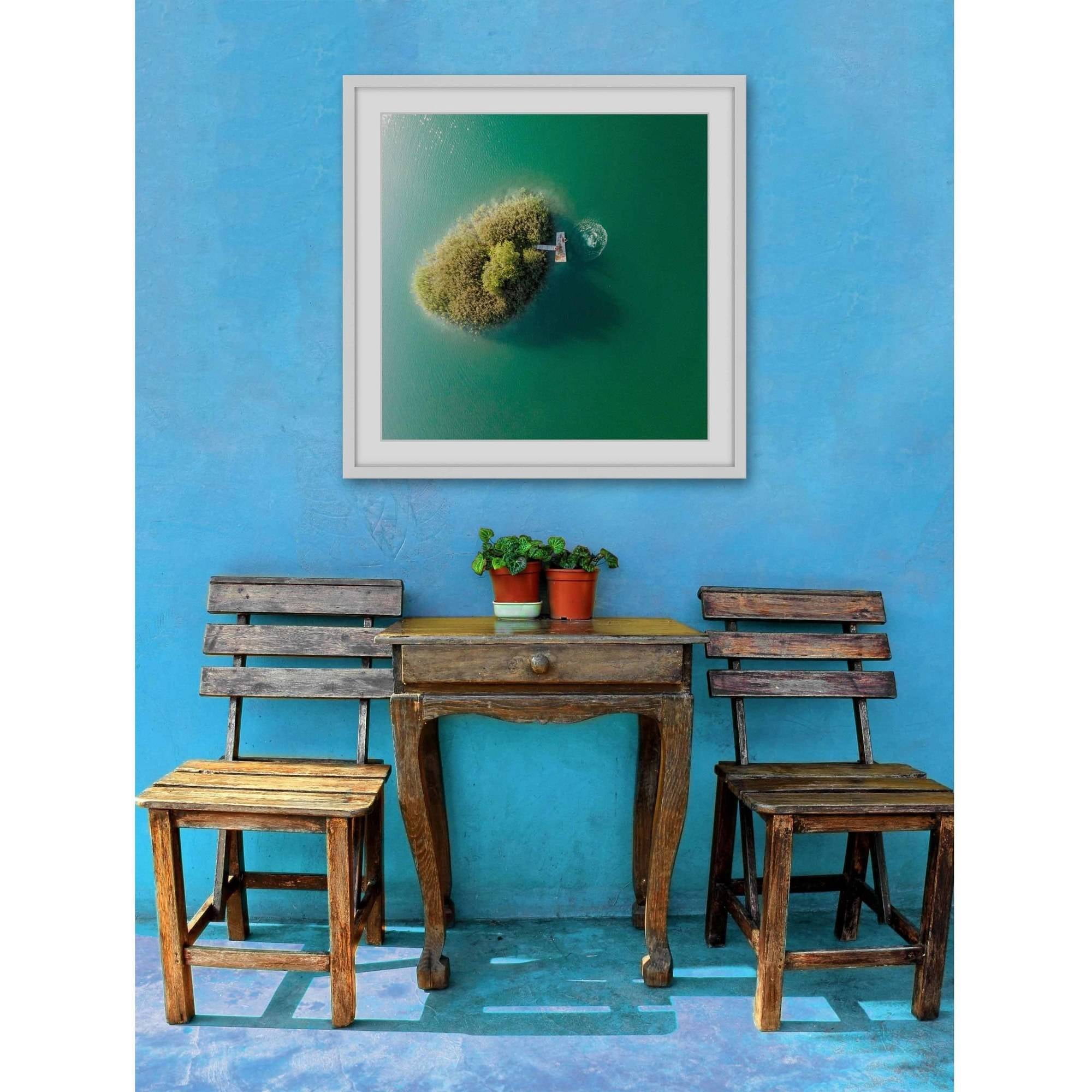 Marmont Hill "Little Island" by Karolis Janulis Framed Painting Print