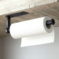 thumbnail image 1 of Soporte para toallas de papel autoadhesivo Soportes para toallas de papel de aluminio Soporte para toallas de papel Soporte para rollos de cocina Montado en la pared para gabinete de cocina o baño -1, 1 of 5