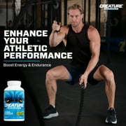CREATURE® Creatine Complex-Builds Muscle, Strength, Stamina, 180 Veggie Caps, 60 Servings