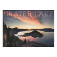 thumbnail image 2 of Crater Lake National Park, Oregon, Sunrise and Shadows on Lake (1000 Piece Puzzle, Size 19x27, Challenging Jigsaw Puzzle for Adults and Family, Made in USA), 2 of 4