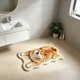 thumbnail image 6 of Tuvgenk Absorbent Bathroom Shower Rugs Cute Bathroom Floor Mats Quick Dry Non-Slip Animal 16 X 24 in, 6 of 6