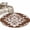 Brown, variant on Green Boho Area Rugs 3'x5', Washable Small Throw Rugs for Living Room Bedroom, Vintage Classic Bohemia Flower Textured Indoor Outdoor Rug Non-Slip Low Pile Carpet Runner Reversible Floor Mats