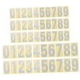 thumbnail image 4 of 5 Sets Reflective Mailbox Numbers Stickers Decals Post Door Silver, 4 of 8