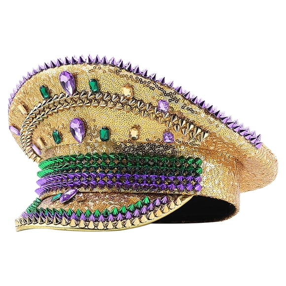 yingyy Fancy Costume Cosplay Party Accessories Steampunk Top Hat Unique Mardi Gras Conductor Hat For Festivals Mardi Gras