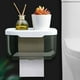 thumbnail image 5 of Moyic Caja de pañuelos Universal para baño montada en la pared, almacenamiento impermeable, servilletas de papel higiénico, toallero facial para Juegos de accesorios de baño Gris Moyic HA067212-02, 5 of 6