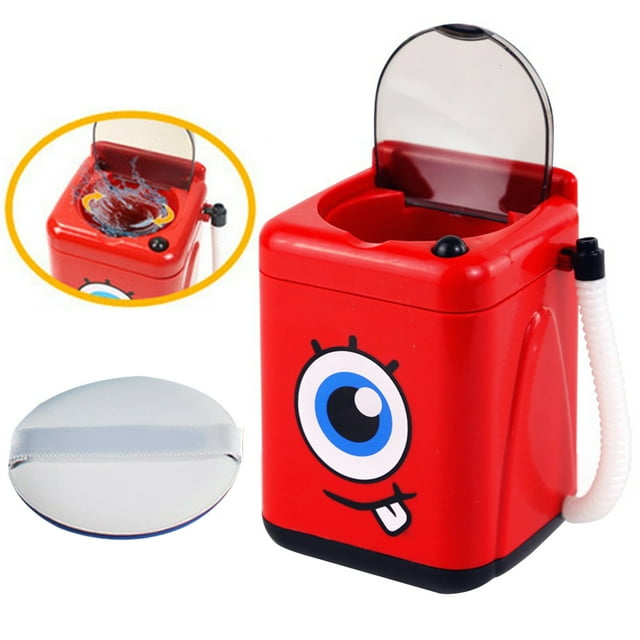 Machine à Laver Maquillage Dessin Animé Électrique Mini Appareil Jouet Jeu de Rôle Jouet