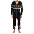 thumbnail image 1 of SkylineWears Mens Fashion One Piece Hooded Jumpsuit One Piece Non Footed Pajamas, 1 of 2