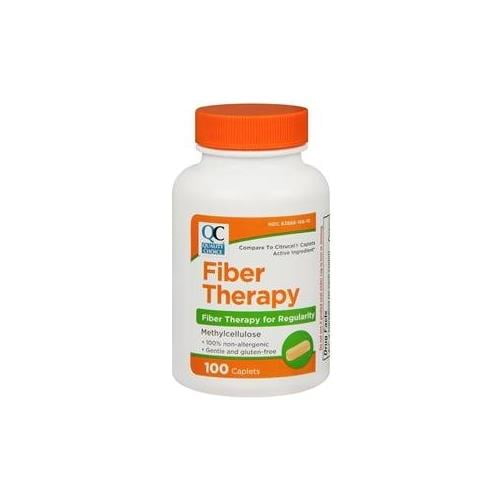 Quality Choice Fiber Therapy for Regularity Methylcellulose, 500 mg 100 Caplets