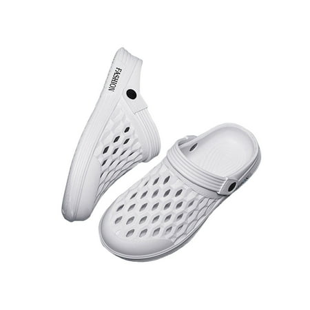 

Audeban Men s Hole Comfy Shoes Sandals Breathable Casual Sneakers Lovers Shoes Slippers