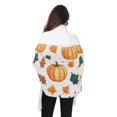 thumbnail image 4 of FORMRS Womens Scarf Winter Soft Long Big Warm Shawls Wrap Tassel Scarves, Pumpkins Pattern, 4 of 9