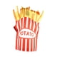 thumbnail image 4 of Disfraces de comida Disfraces elegantes para juegos de rol Accesorios fotográficos Suministros para regalos de fiesta , Papas Fritas, 4 of 8