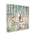 thumbnail image 3 of Stupell Industries Deer In Nighttime Birch Forest Holiday Painting Gallery Wrapped Canvas Print Wall Art, 3 of 5