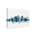thumbnail image 2 of Trademark Fine Art 'Charleston South Carolina Skyline Blue' Canvas Art by Michael Tompsett, 2 of 4