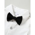 thumbnail image 3 of Baby Boy Clothes Suit 0-24 Months Infant Formal Outfits Dress Shirt Bowtie Vest Coat Pants Suits, 3 of 14