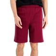 thumbnail image 1 of Id Ideology Mens Fleece Shorts, wine, X-Large, 1 of 1