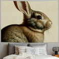thumbnail image 2 of JEUXUS Spring Easter Bunny Prints Tapestry and Wall Decoration Painting, 2 of 6