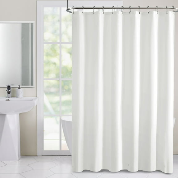 VCNY Home Hotel Style Frosted Clear Heavy Duty PEVA Shower Liner, 72" x 72"