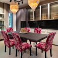 thumbnail image 6 of Dining Room Chair Covers - Stretch Kitchen Chair Covers Set of 6, Removable Washable Slipcovers for Home, Hotel, Banquet, 6 of 7