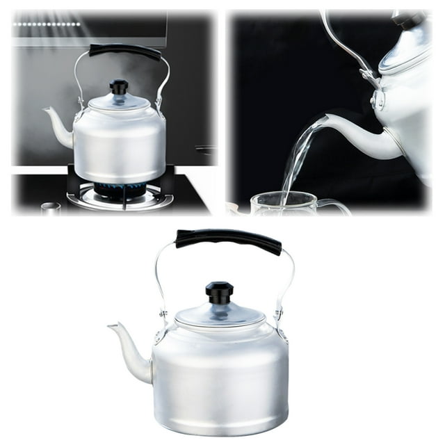 Teakettle Comfort Handle Large Aluminum Kettle For Boiling Water Stovetop Tea Pot Multipurpose Design, For Home Use Perfect For Boiling And Storing Water