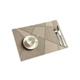 thumbnail image 1 of Flmtop 1PC PVC Sous-Verres Réutilisables Anti-Scalding Sous-Verres Imperméables Anti-Dérapants Tapis de Table Imperméables Sous-Verres pour les Restaurants Bars Cuisines, 1 of 10