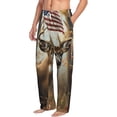 thumbnail image 6 of Salouo American Wildlife Deer Forest Print Pajama Pants for Men, Lounge Pants Elastic Waistband Casual Men's sleepwear Loungewear Sleep Pajama Pant -XX-Large, 6 of 7