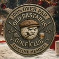 thumbnail image 6 of WINDLAND Over Par Old Bastards Golf Coin Humorous Golfer Gift,Novelty Golf Ball Marker, 6 of 9