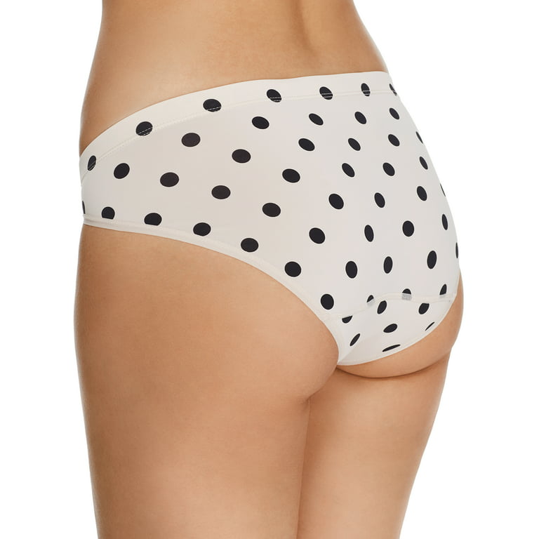 Women's Maidenform DMBTBK Barely There Invisible Look Bikini Panty (Modern  Dot Sandshell 8) 