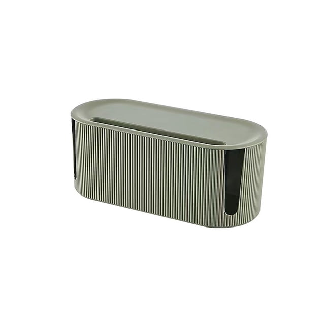 Cateissary Soporte de placa de enchufe, organizador de cables, caja de alimentación, enchufe doméstico, enrutador inalámbrico, hogar, Almacenamiento y organización del hogar Verde