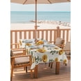 thumbnail image 2 of Outdoor Tablecloth with Umbrella Hole for Patio/Picnic/Party/Camping, Yellow Daisy Waterproof Table Cloth Rectangle Table Cover Washable, Spring Botanical Garden Floral Flowers (60"x 84"), 2 of 8