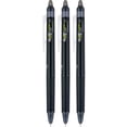 thumbnail image 2 of Bolígrafos de tinta de gel PILOT FriXion Synergy Clicker, 0,5 mm, paquete de 3, color negro, 2 of 8