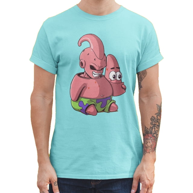 Playera Disfraz Patricio Caricatura Caballero Once Playera manga corta
