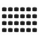 thumbnail image 1 of 24Pcs Foosball Table Pipe Caps Table Football Machine Accessories (Black), 1 of 4