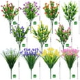 thumbnail image 3 of Artificial Plants Outdoor, 20PCS Artificial Flowers, UV Resistant Fake Flowers, Faux Flowers for Outdoor Planters for Front Porch Pot Decor, 3 of 5
