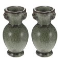thumbnail image 1 of 2 piezas de minijarrones de cerámica para escritorio, jarrón decorativo de mesa, contenedor de flores para el hogar, 1 of 6